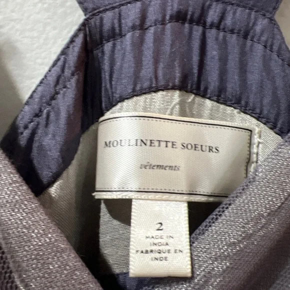 Anthropologie Moulinette Soeurs Spirited Away Purple Tulle Flowers Dress - Picture 3 of 4